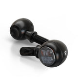 LED-Blinker mit Rück- & Bremslicht Highsider Smart Circula-S, Schwarz, Getönt