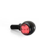 LED-Blinker mit Rück- & Bremslicht Highsider Smart Circula-S, Schwarz, Getönt