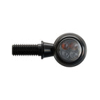 LED-Blinker mit Rück- & Bremslicht Highsider Smart Circula-S, Schwarz, Getönt