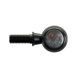 LED-Blinker mit Rück- & Bremslicht Highsider Smart Circula-S, Schwarz, Getönt