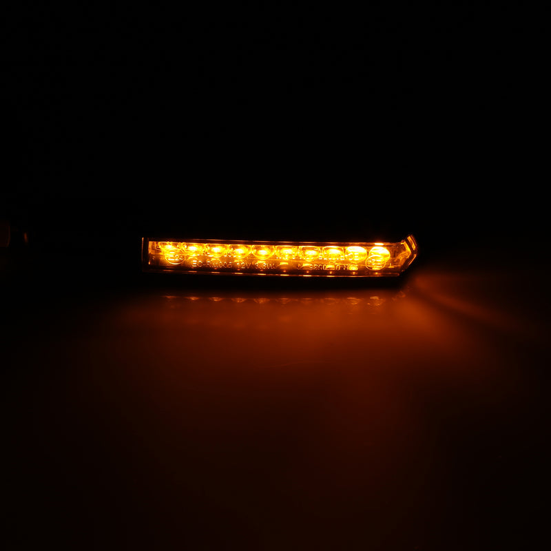 LED Lauflicht-Blinker Highsider Smart Run-TS, Schwarz, Glas Getönt, E-geprüft