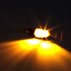 LED Blinker HIGHSIDER Smart Shield-TS, Schwarz, Getönt, E-geprüft