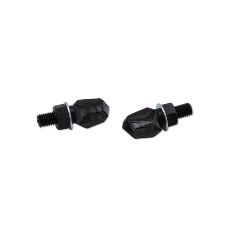 LED-Blinker Highsider Smart Tiny, Schwarz, Glas Getönt, E-geprüft für hinten