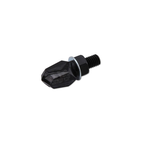 LED-Blinker Highsider Smart Tiny, Schwarz, Glas Getönt, E-geprüft für hinten