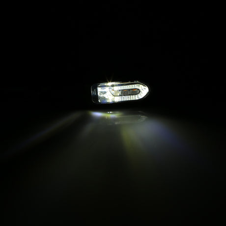LED-Blinker mit Positionslicht Highsider Smart Namiko-TS, Schwarz, Getönt, 12V