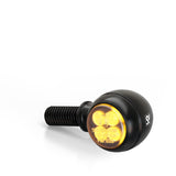 LED-Blinker mit Positionslicht Highsider Smart Circula-S, Schwarz, Getönt, 12V