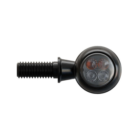 LED-Blinker mit Positionslicht Highsider Smart Circula-S, Schwarz, Getönt, 12V