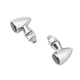 LED Blinker HIGHSIDER Smart Sixteen-Bullet, Chrom, Getönt, E-geprüft