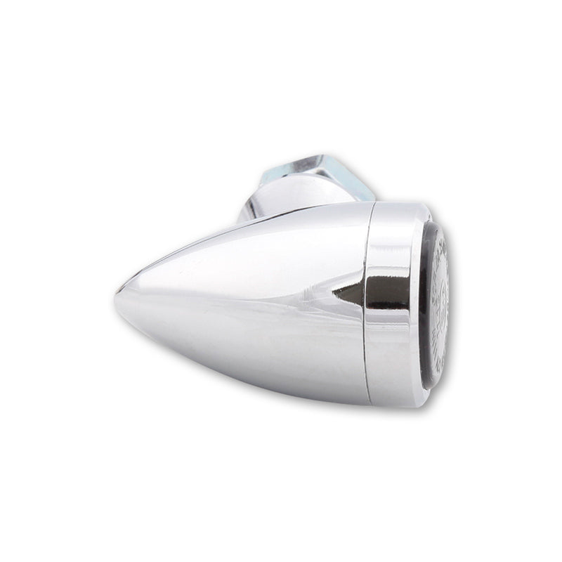 LED Blinker HIGHSIDER Smart Sixteen-Bullet, Chrom, Getönt, E-geprüft