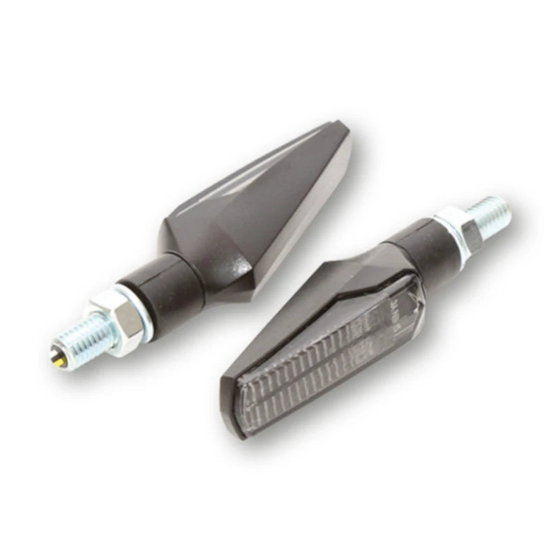 LED Blinker HIGHSIDER Smart Fineline mit Rück- & Bremslicht, Schwarz, Getönt