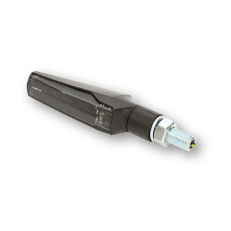 LED Blinker HIGHSIDER Smart Fineline mit Rück- & Bremslicht, Schwarz, Getönt