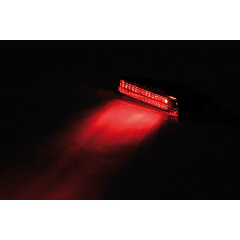 LED Blinker HIGHSIDER Smart Fineline mit Rück- & Bremslicht, Schwarz, Getönt