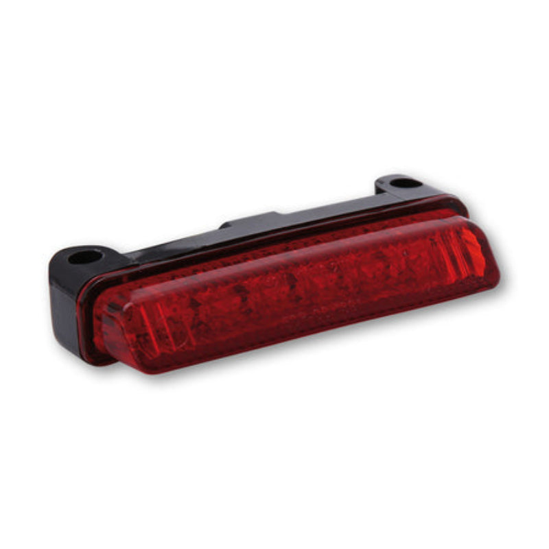 LED-Rücklicht Highsider Smart Mini, Schwarz, Glas Rot, E-geprüft, M4 Buchsen
