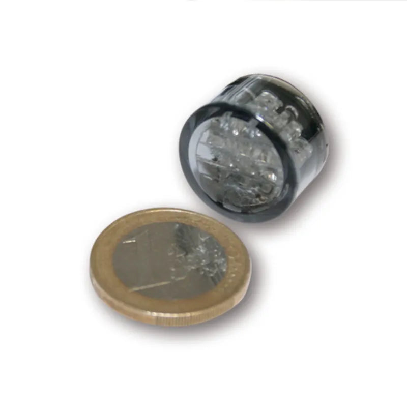 LED-Rücklicht Modul Highsider Smart Pin, Glas Getönt, E-geprüft, Ø 20 mm