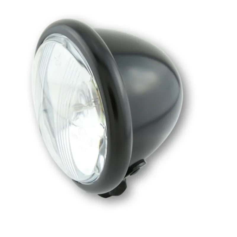 Hauptscheinwerfer 4 1/2 Zoll Highsider Smart Bates Style, Schwarz, Unten