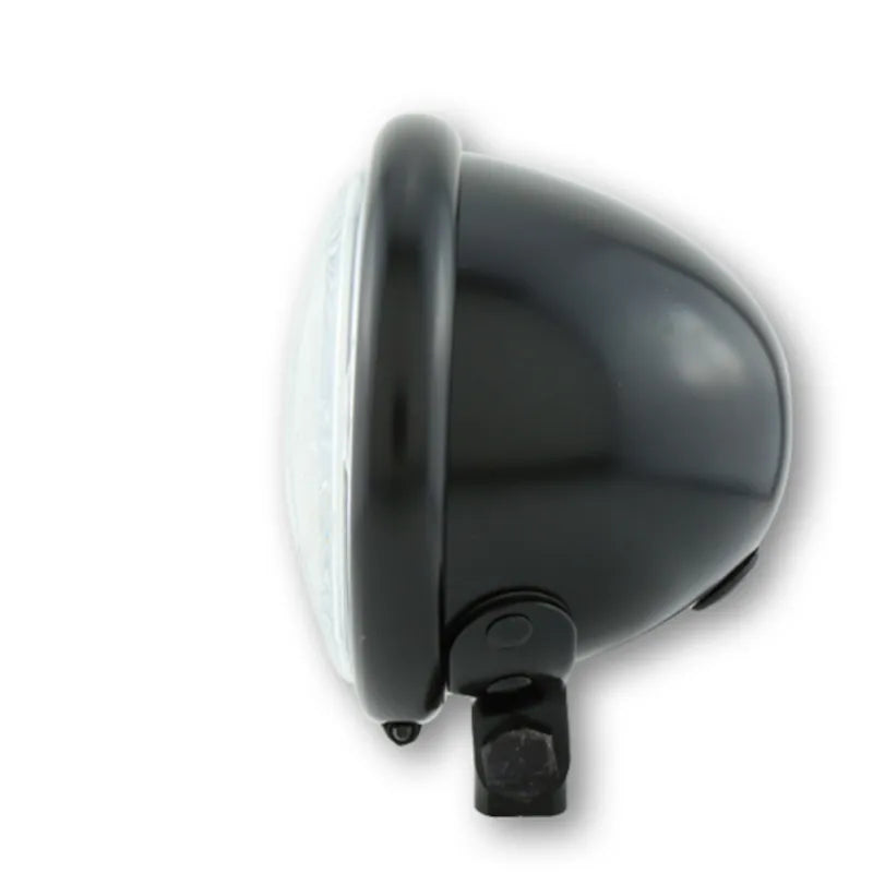 Hauptscheinwerfer 4 1/2 Zoll Highsider Smart Bates Style, Schwarz, Unten