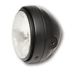 Hauptscheinwerfer 5 3/4 Zoll Highsider Smart, Mattschwarz, Seitlich, E-geprüft