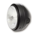 Hauptscheinwerfer 5 3/4 Zoll Highsider Smart, Mattschwarz, Seitlich, E-geprüft