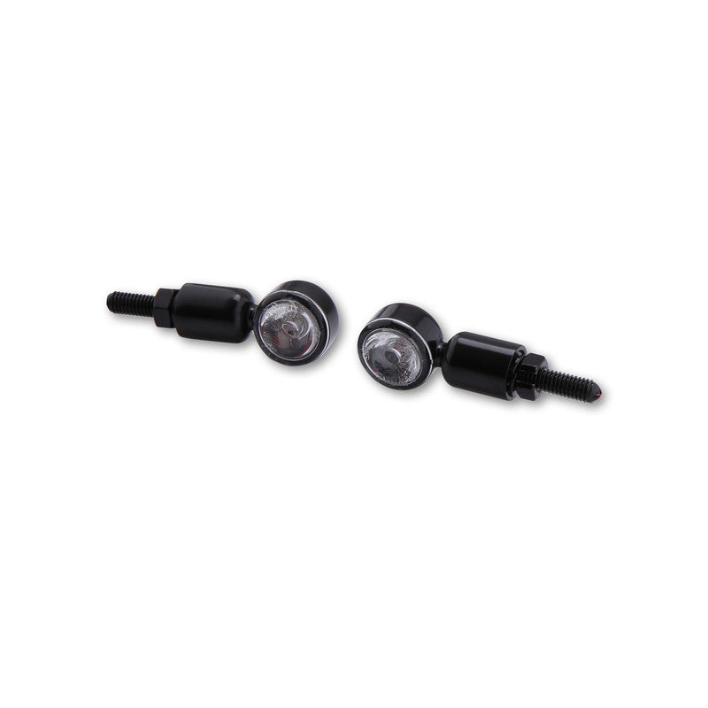 LED Blinker HIGHSIDER Smart MC-1, Schwarz, Klar, E-geprüft