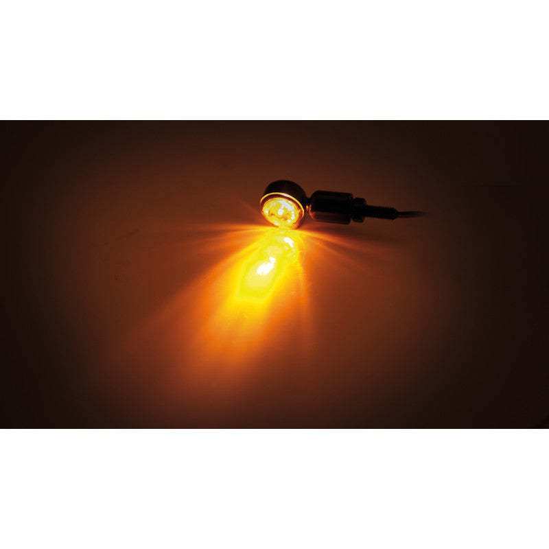 LED Blinker HIGHSIDER Smart MC-1, Schwarz, Klar, E-geprüft