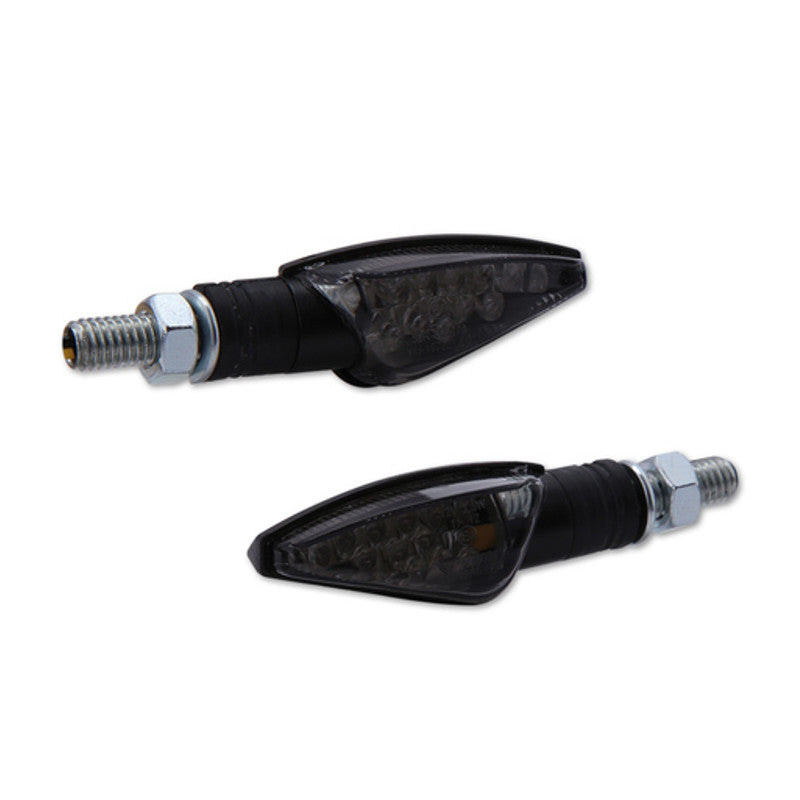 LED Blinker HIGHSIDER Smart Toledo, Schwarz, Getönt, E-geprüft