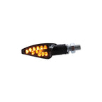LED Blinker HIGHSIDER Smart Toledo, Schwarz, Getönt, E-geprüft