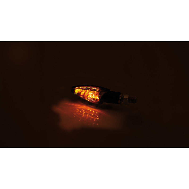 LED Blinker HIGHSIDER Smart Toledo, Schwarz, Getönt, E-geprüft