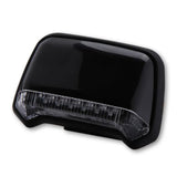 LED-Rücklicht Highsider Smart Fender, Schwarz, Glas Klar, E-geprüft, 91x60 mm