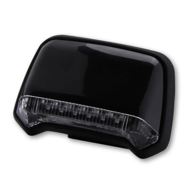 LED-Rücklicht Highsider Smart Fender, Schwarz, Glas Klar, E-geprüft, 91x60 mm