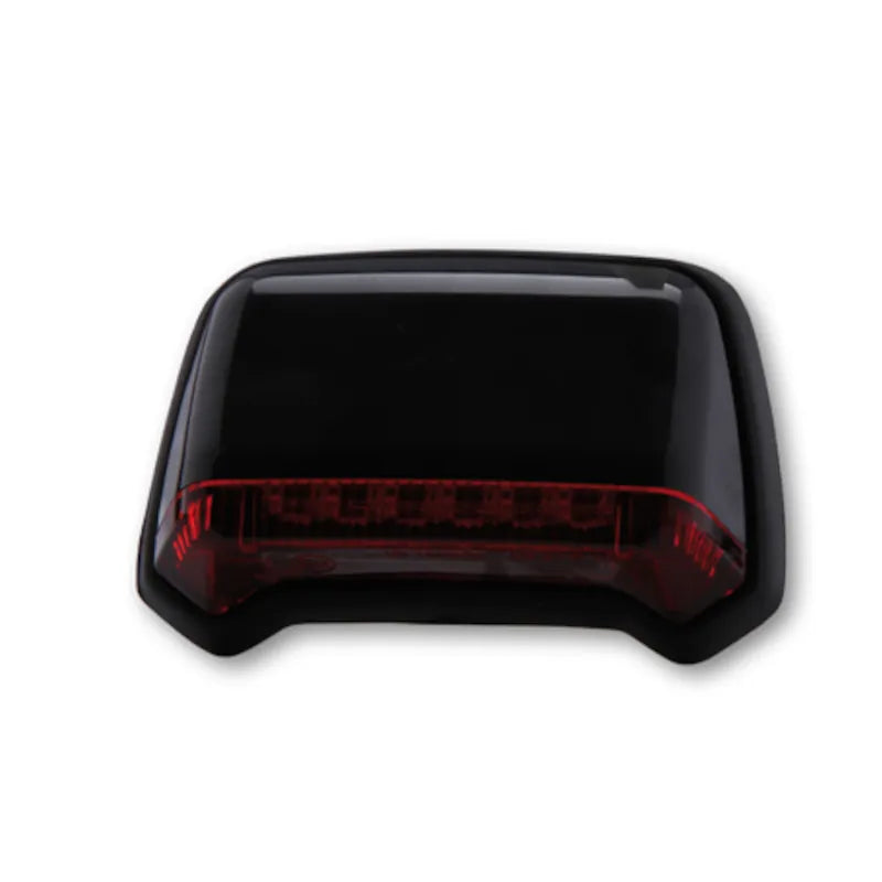 LED-Rücklicht Highsider Smart Fender, Schwarz, Glas Rot, E-geprüft, 91x60 mm