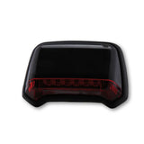 LED-Rücklicht Highsider Smart Fender, Schwarz, Glas Rot, E-geprüft, 91x60 mm