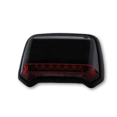LED-Rücklicht Highsider Smart Fender, Schwarz, Glas Rot, E-geprüft, 91x60 mm