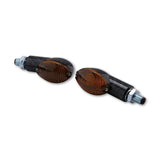 Blinker Highsider Smart Cateye kurz, Carbon, Glas Getönt, E-geprüft, 12V/21W
