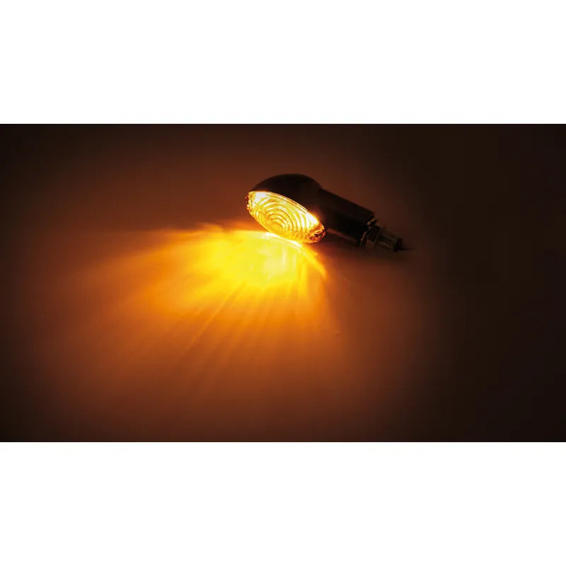 Blinker Highsider Smart Cateye kurz, Carbon, Glas Getönt, E-geprüft, 12V/21W