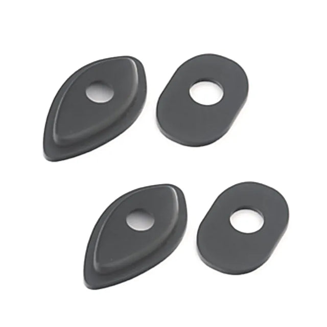 Blinker Montageplatten Highsider Smart schwarz, ABS, 51x28 mm, Ø 10 mm, Honda