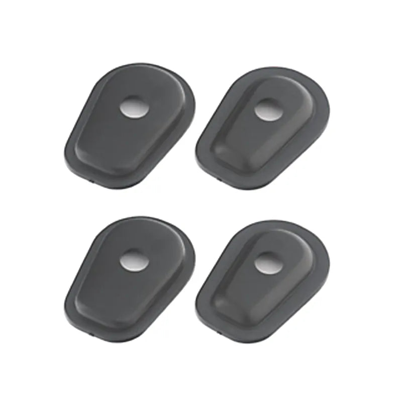 Blinker Montageplatten Highsider Smart schwarz, ABS, 52x35 mm, für Kawasaki