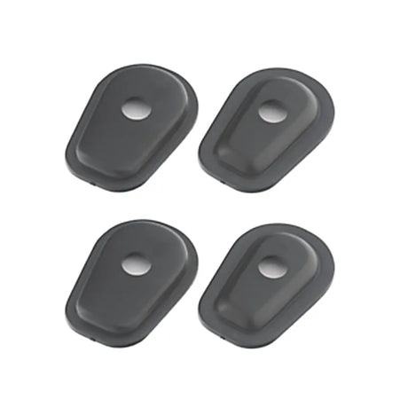 Blinker Montageplatten Highsider Smart schwarz, ABS, 52x35 mm, für Kawasaki