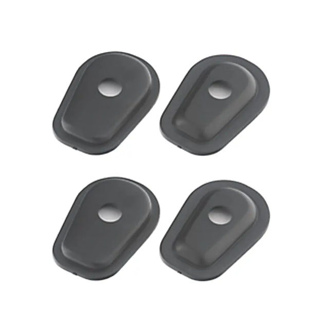 Blinker Montageplatten Highsider Smart schwarz, ABS, 52x35 mm, für Kawasaki