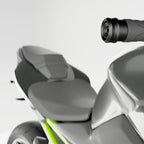 Lenkergewichte mit Spiegelaufnahme Highsider Pro Pace-LS, Mattschwarz, Ø 35 mm