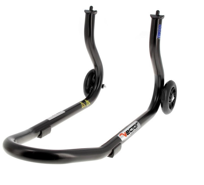 Vorderradständer VECTOR mit festen Gabel-Aufnahmen bis 200 kg Schwarz