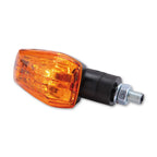 Blinker Highsider Smart Imola 1 kurz, Schwarz, Glas Orange, E-geprüft, 12V/21W