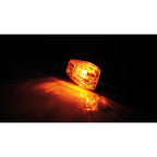 Blinker Highsider Smart Imola 1 kurz, Schwarz, Glas Orange, E-geprüft, 12V/21W
