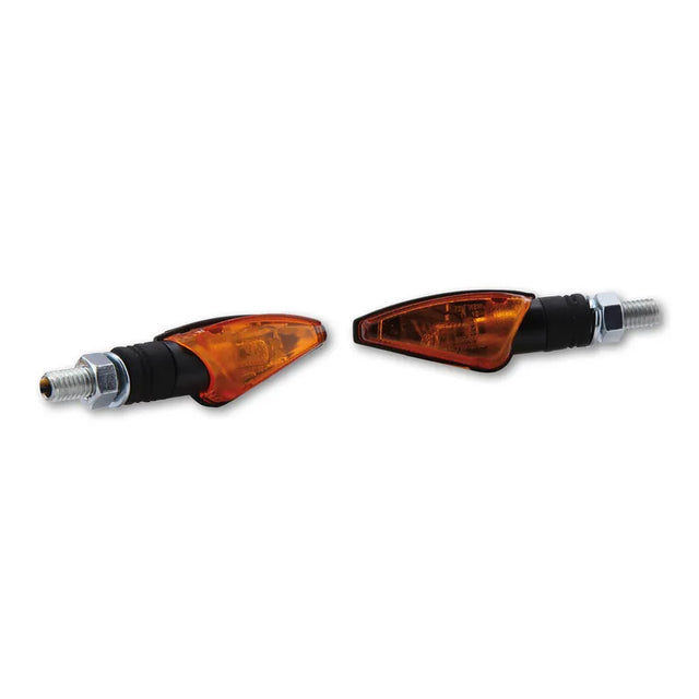 Blinker Highsider Smart Toledo, Schwarz, Glas Orange, E-geprüft, 12V/6W