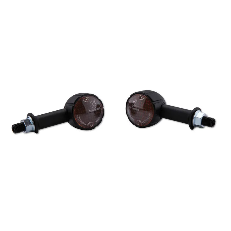 Blinker Highsider Smart Arizona, Schwarz, Glas Getönt, E-geprüft, 12V/21W