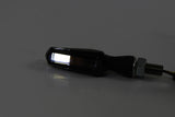LED-Blinker mit Positionslicht Highsider Smart Scuro schwarz, Getönt, E-geprüft