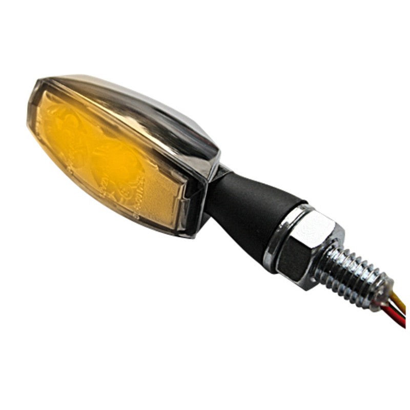 LED Blinker HIGHSIDER Pro Blaze, Chrom, Klar, E-geprüft