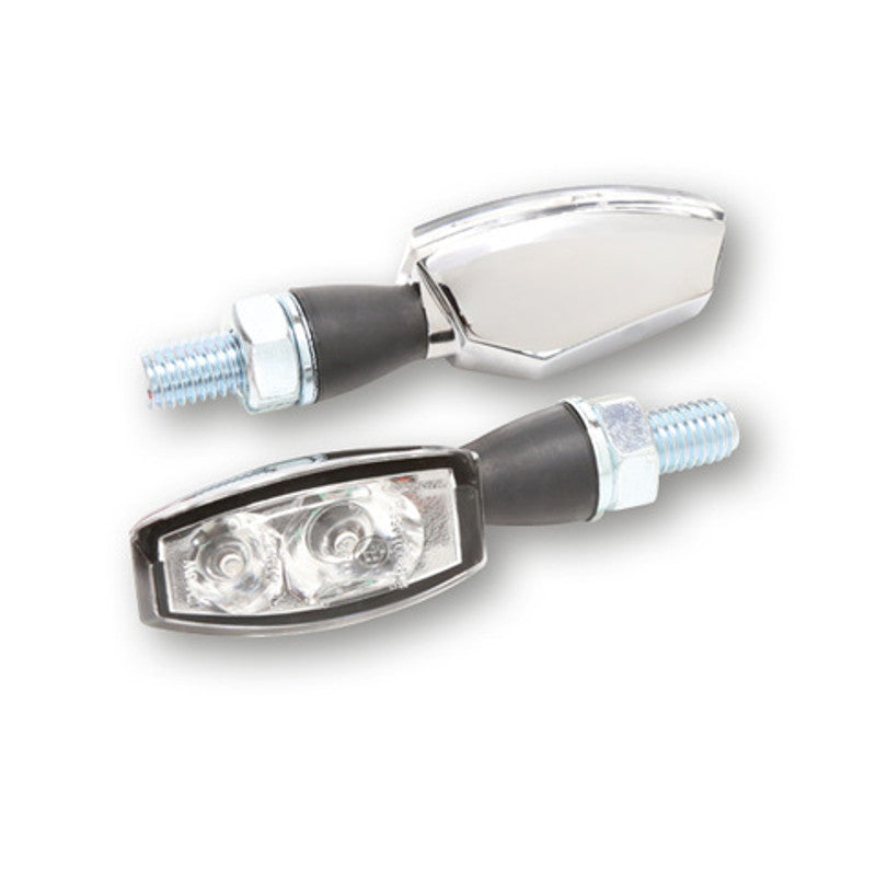 LED Blinker HIGHSIDER Pro Blaze, Chrom, Klar, E-geprüft