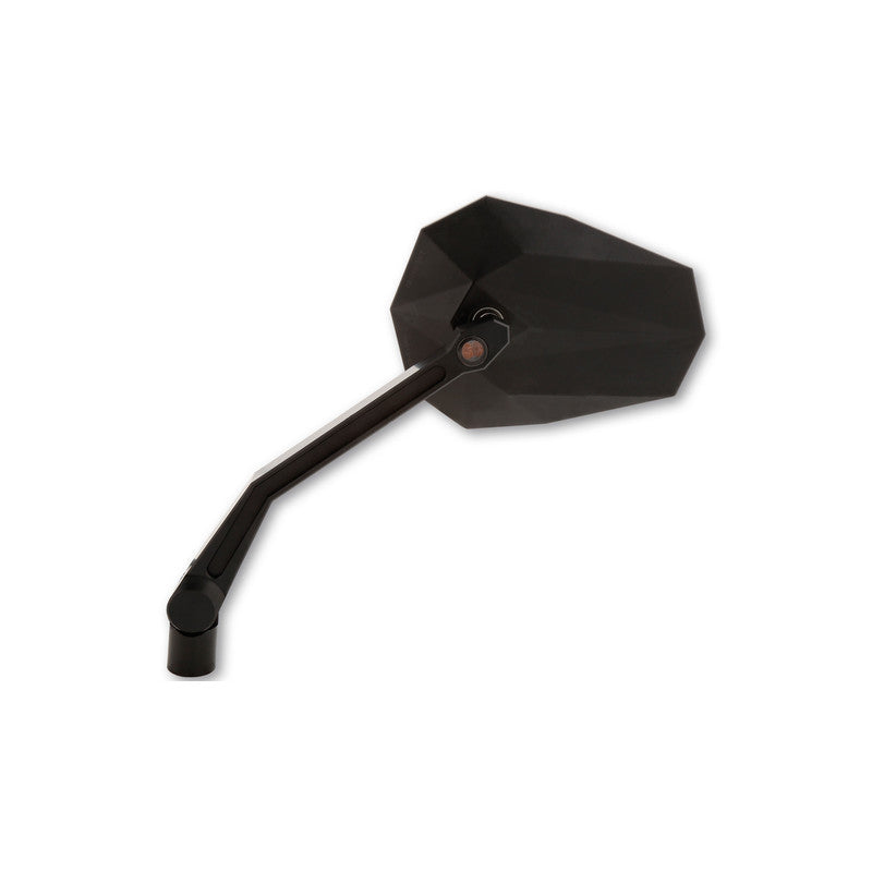 Lenkerspiegel Paar Highsider Pro Stealth-X2 mit LED Blinker, E-geprüft, M10