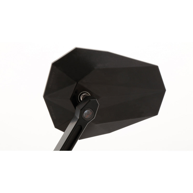 Lenkerspiegel Paar Highsider Pro Stealth-X2 mit LED Blinker, E-geprüft, M10