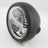 LED-Scheinwerfer 5 3/4 Zoll Highsider Pro Pecos Typ 12, Mattschwarz, Seitlich